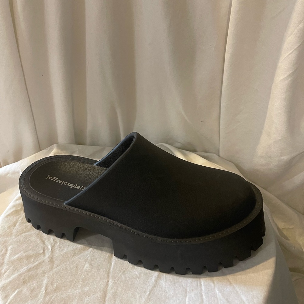 1 PAIR Jeffrey Campbell Clogge Chunky Lug Platform Mules